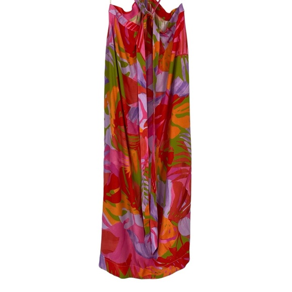 Farm Rio Colorful Leaves Multicolor Dress NWOT - Picture 6 of 15